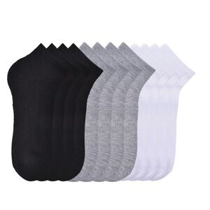 Athletic Works Men's Ankle Socks, 6-Pack, Sock